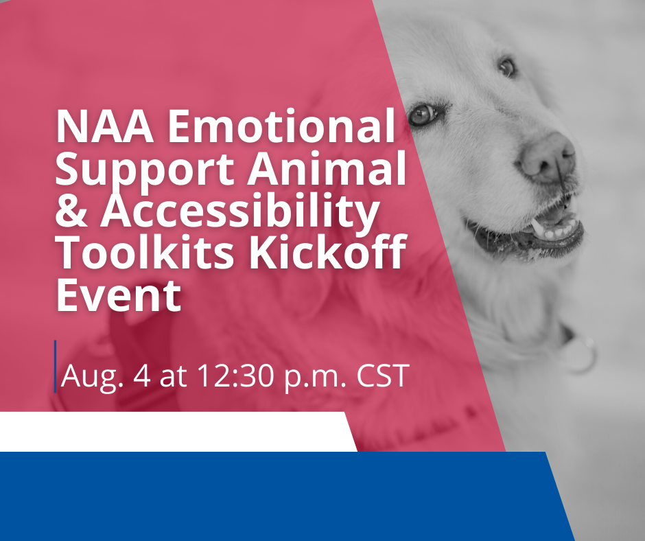 HTAA NAA Emotional Support Animal & Accessibility Kickoff Event